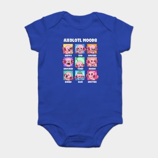 Axolotl Moods Baby Bodysuit